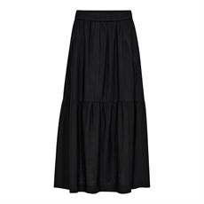 CO`COUTURE NEDERDEL, HERACC GYPSY SKIRT, BLACK