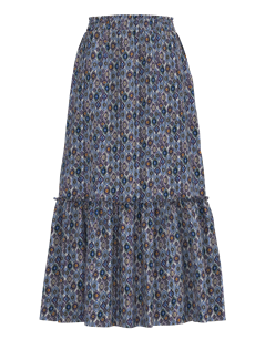 CO`COUTURE NEDERDEL, MOSAICCC GIPSY SKIRT, SKY BLUE