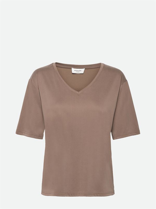 ROSEMUNDE T-SHIRT, RWELMA SS V-NECK T-SHIRT, FALCON