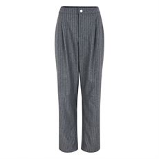 ESMÈ STUDIOS BUKSER, ESHERA WOOL PANTS, GRAY MELANGE