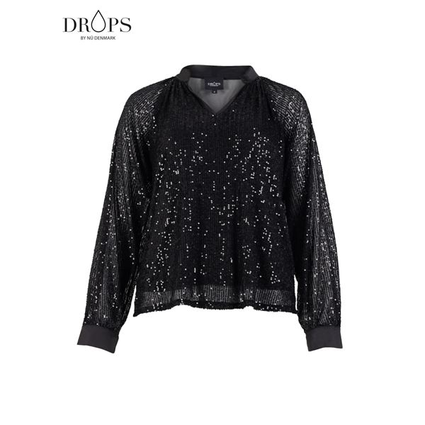 NÜ DENMARK BLUSE, XILYA SHIRT, BLACK