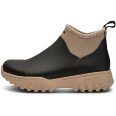 WODEN GUMMISTØVLE, IRENE WATERPROOF, BLACK/COFFEE CREAM