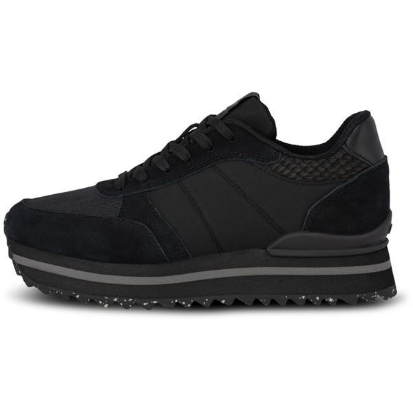 WODEN SNEAKERS, RONJA PLATEAU, BLACK