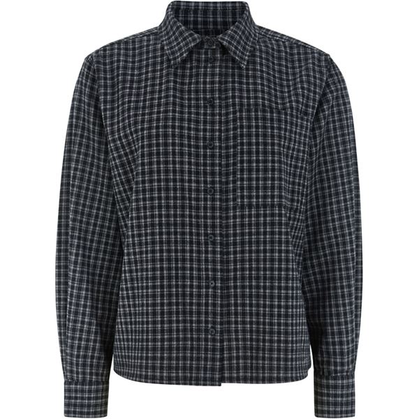 ESMÈ STUDIOS SKJORTE, ESVALDIS SHIRT, BLACK CHECK