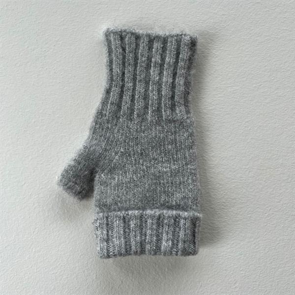 THREE M HANDSKER, STRIKKEDE HALV-HANDSKER, GI2408, GREY