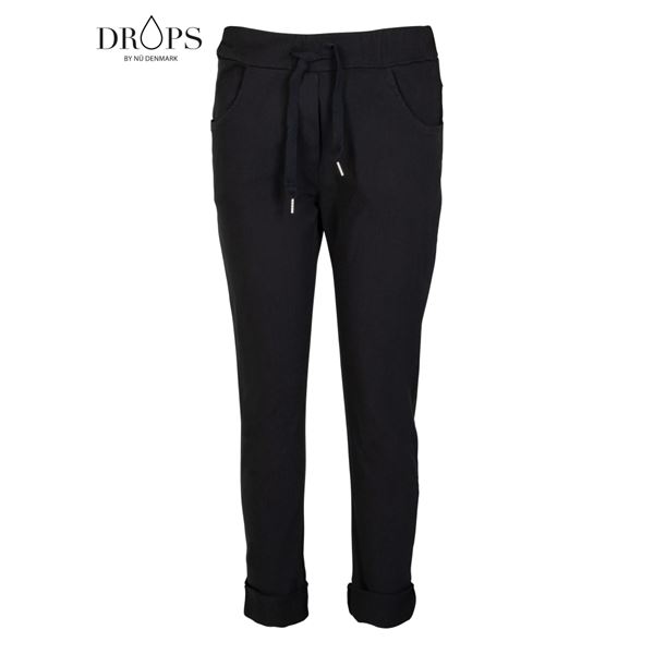 NÜ DENMARK BUKSER, CARMEN VAN TROUSERS PLAIN, BLACK