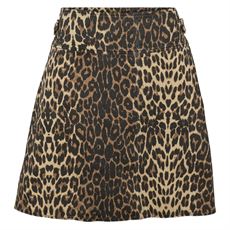 PREPAIR NEDERDEL, MAGNOLIA SKIRT, LEOPARD