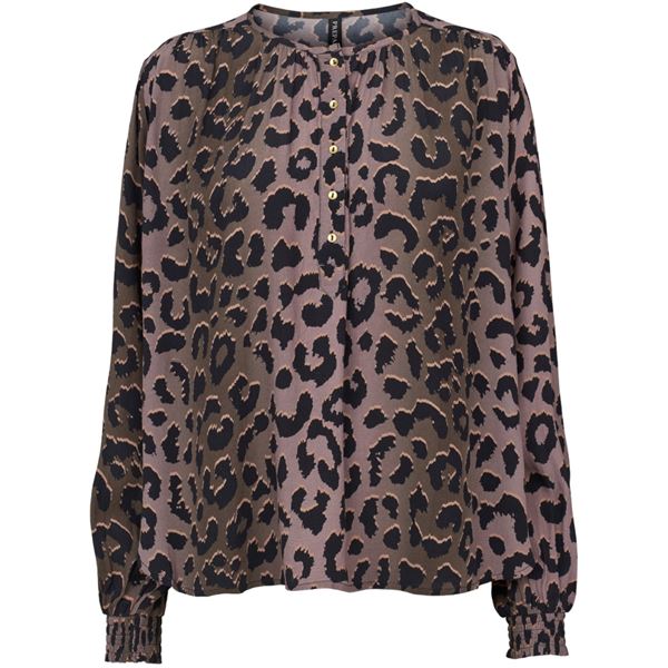 PREPAIR BLUSE, THERESA BLOUSE, LEOPARD