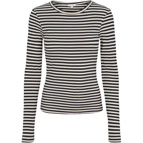 ESMÉ STUDIOS TOP, ESBLOSSOM STRIPE LS TOP GOTS, BLACK