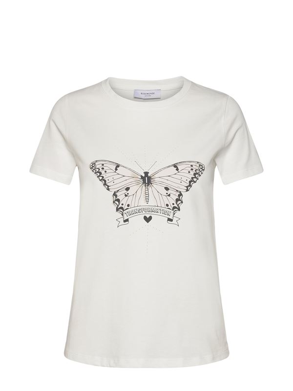 ROSEMUNDE T-SHIRT, RWAVENUE SS T-SHIRT, BUTTERFLY PRINT