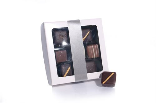 COCOTURE CHOKOLADEÆSKE, 7 STK, 63 GR