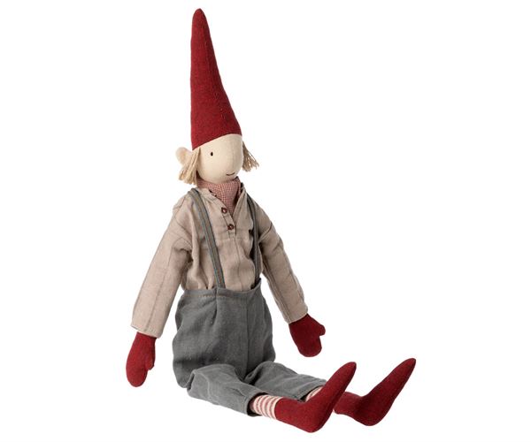 MAILEG NISSE, MAXI NISSE, DRENG OVERALL, SIZE 4