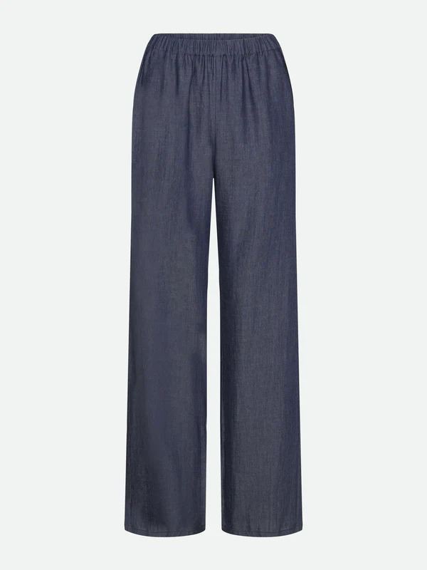 ROSEMUNDE BUKSER, RWLEYLA MV TROUSERS, NAVY