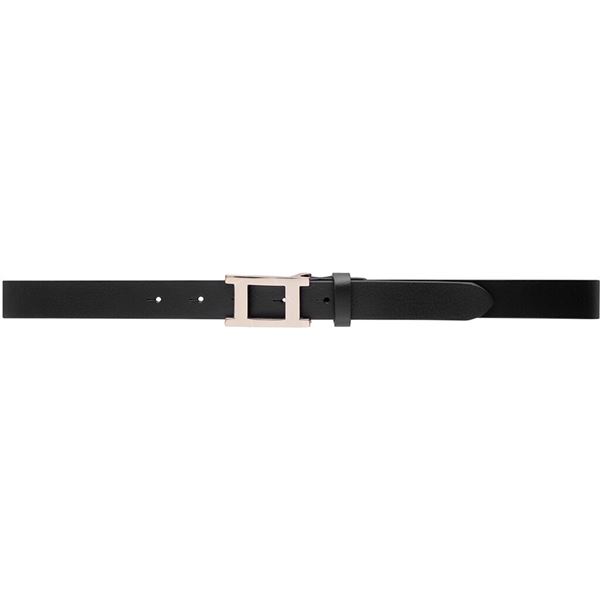 DEPECHE KLASSISK BÆLTE, NARROW BELT, BLACK