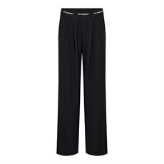 CO`COUTURE BUKSER, AMINACC LOGO PANT, BLACK