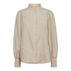 CO`COUTURE SKJORTE, MALIACC STRIPE PETRA SHIRT, BONE