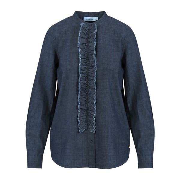 COSTER COPENHAGEN SKJORTE, DENIM SHIRT, MEDIUM BLUE DENIM