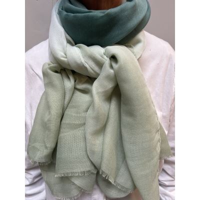 THREE M TØRKLÆDE, SCARVES 2540, GREEN