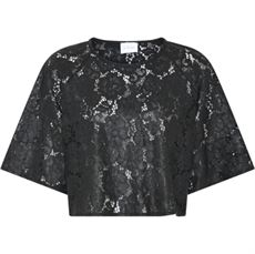 LA ROUGE BLUSE, CLARA LACE BLOUSE, BLACK