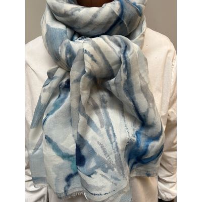 THREE M TØRKLÆDE, SCARVES 2239, BLUE