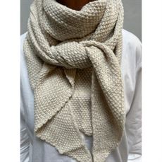 THREE M TØRKLÆDE, TRIANGLE SCARVE To24i149, BEIGE