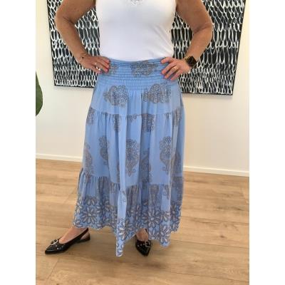 THREE M NEDERDEL, SKIRTS 288, BLUE