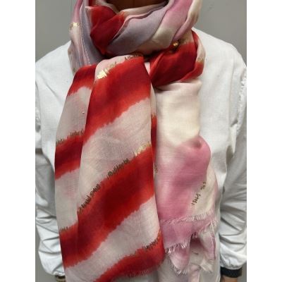 THREE M TØRKLÆDE, SCARVES 2535, RED