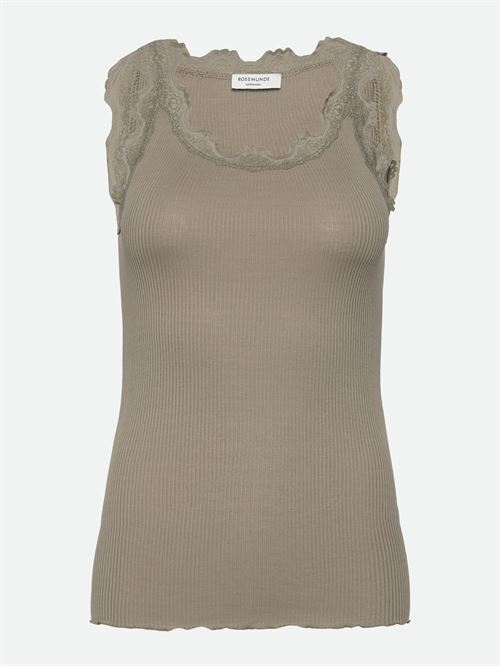 ROSEMUNDE TOP, RWBABETTE SL U-NECK LONG LACE TOP, LAUREL OAK