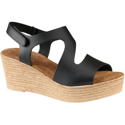 TIM OG SIMONSEN SANDAL, KATIA NATURE, BLACK