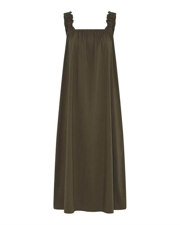 LA ROUGE KJOLE, VILMA DRESS, ARMY GREEN