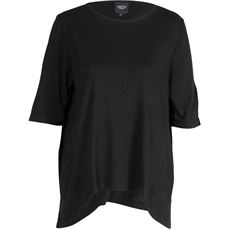 NÜ DENMARK T-SHIRT, OAKLEE TEE OVERSIZE, BLACK