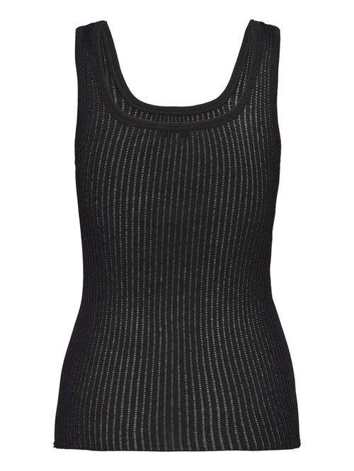 ROSEMUNDE TOP, RWBELIZE SL REGULAR SQUARE, BLACK