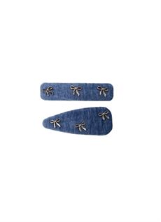 BLACK COLOUR HÅRSPÆNDE, BCVERUCA HAIR CLIP, 2 PCS, BLUE