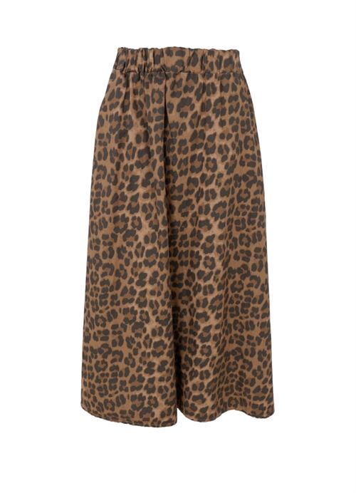 BLACK COLOUR NEDERDEL, BCABBIE LEO SKIRT, LEOPARD