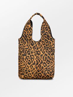 BECK SÖNDERGAARD TASKE, LEOPA LEATHER DEMI BAG, BLACK