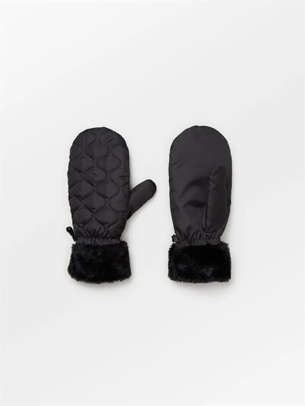 BECK SØNDERGAARD LUFFER, MAKARA PUFF MITTENS, BLACK