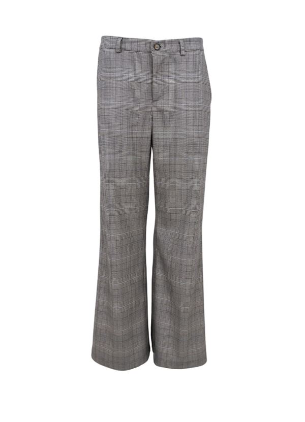 BLACK COLOUR BUKSER, BCNIKKA CHEQUERED BOX PANT, GREY