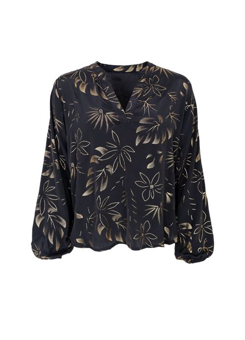 BLACK COLOUR BLUSE, BCLUNA JUBILEE BLOUSE, BLACK ONXY