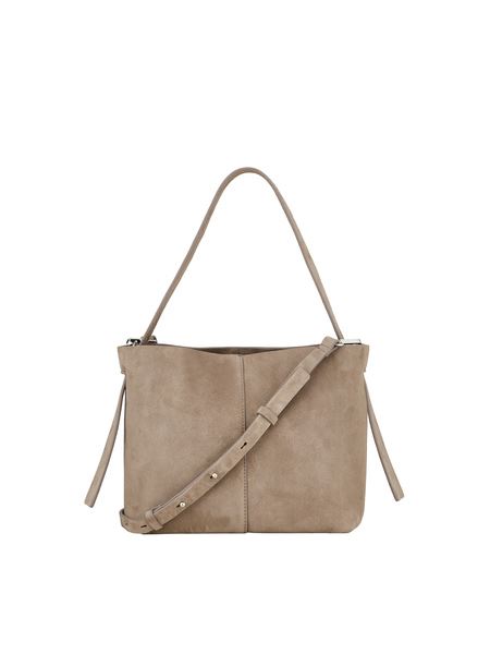 BECK SØNDERGAARD TASKE, SUEDE FRAYA CROSSBODY TASKE, MORAL GRAY