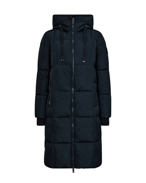 MOS MOSH FRAKKE, MMNOVA SQUARE DOWN COAT, NAVY