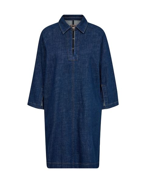 MOS MOSH KJOLE MMCIRALI PINCOURT DRESS, DARK BLUE