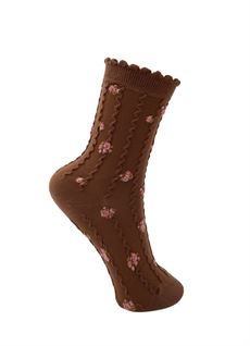 BLACK COLOUR SOCK, BCMORAH SOCK, BROWN